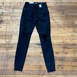 Judy Blue Late Night Distressed Black Jeans